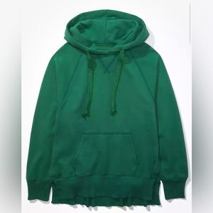 Green American Eagle Hangout Hoodie